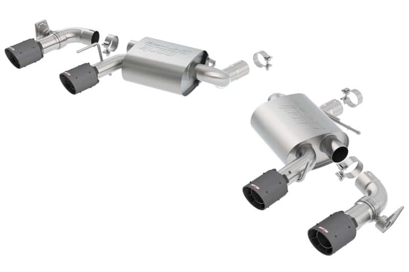 Borla — Borla 2016-2017 Chevrolet Camaro SS AT/MT RWD S-type Exhaust (w/ Dual Mode Valves) - Black CF Tip
Axle-Back System - view 2