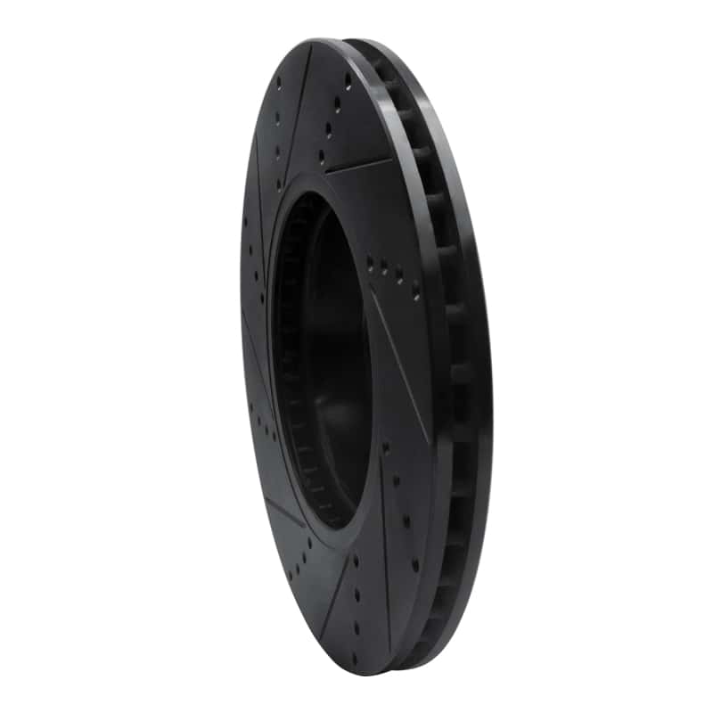 R1 Concepts — R1 13-20 BMW 440I Coupe Front Right Drilled & Slotted Black Brake Rotor
R1 Brake Rotor Drill - view 4