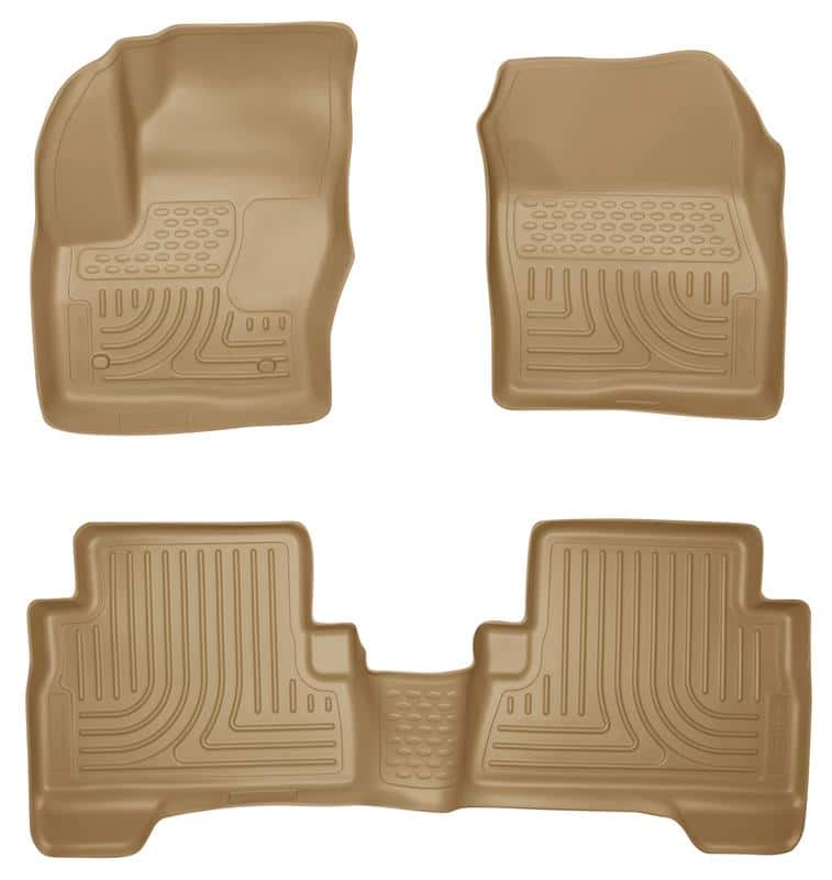 Husky Liners — Husky Liners 2013 Ford Escape WeatherBeater Combo Tan Floor Liners
Floor Liners - view 2