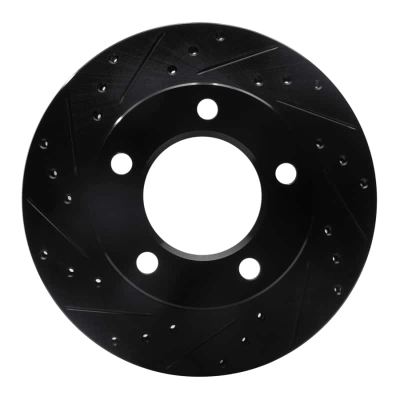 R1 Concepts — R1 76-86 Jeep Scrambler Front Left Drilled & Slotted Black Brake Rotor
R1 Brake Rotor Drill - view 1