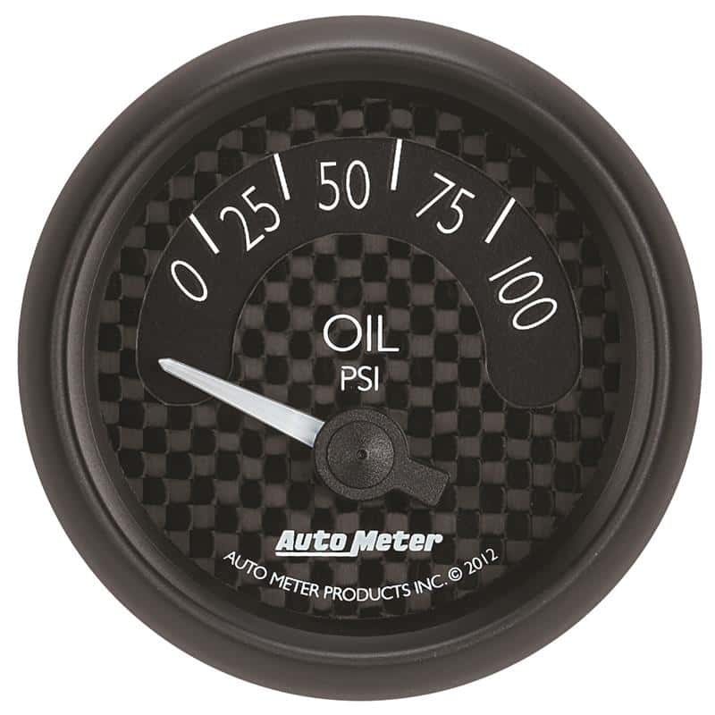 AutoMeter — Autometer GT Series 52mm Short Sweep Electronic 0-100 psi Oil Pressure
2-1/16" OIL PRESS, 0 - view 2