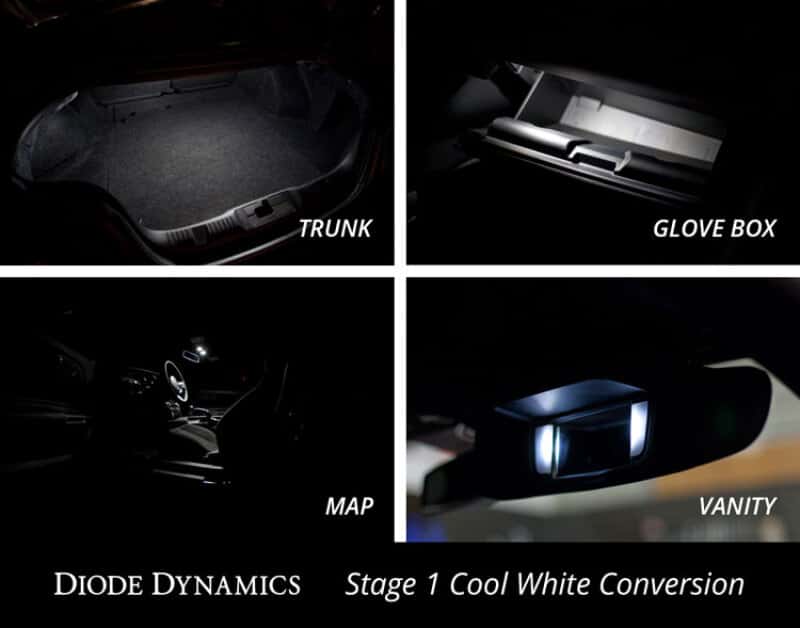 Diode Dynamics — Diode Dynamics Mustang Interior Light Kit 15-17 Mustang Stage 1 - Red - view 6