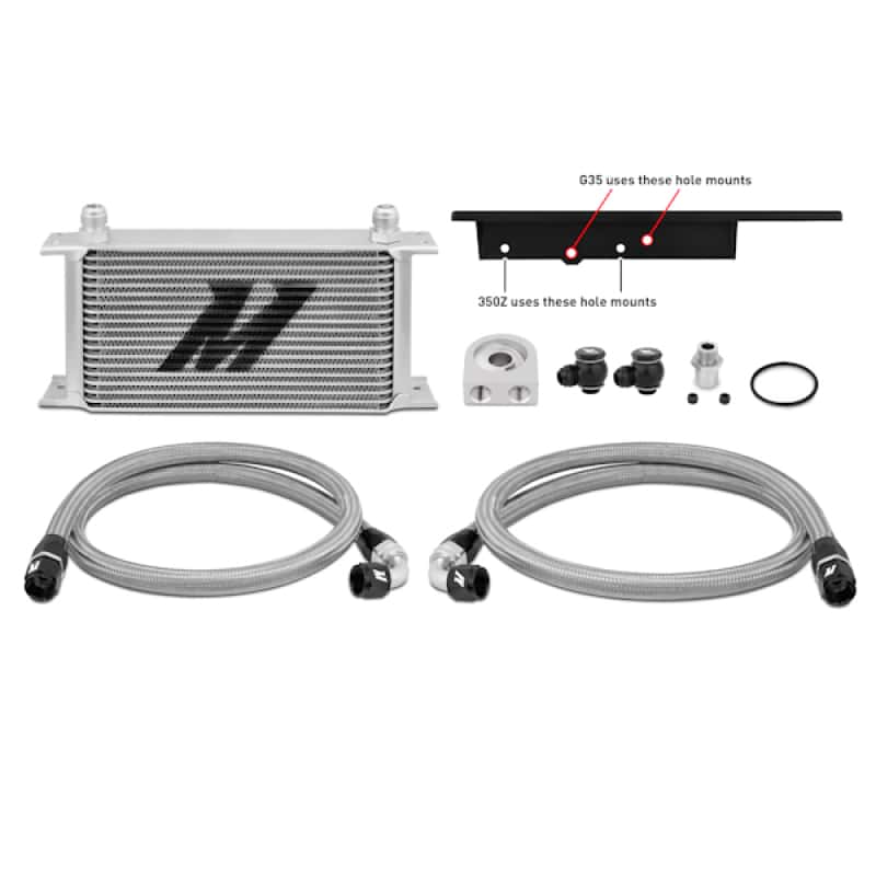 Mishimoto — Mishimoto 03-09 Nissan 350Z / 03-07 Infiniti G35 (Coupe Only) Oil Cooler Kit - view 8