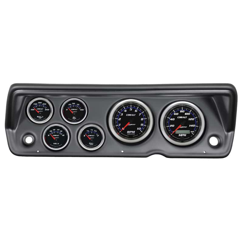 AutoMeter — Autometer Cobalt 70-76 Duster/ Demon/ Dart Dash Kit 6pc Tach / MPH / Fuel / Oil / WTMP / Volt
GA KT ABODY 70-76 CB - view 1