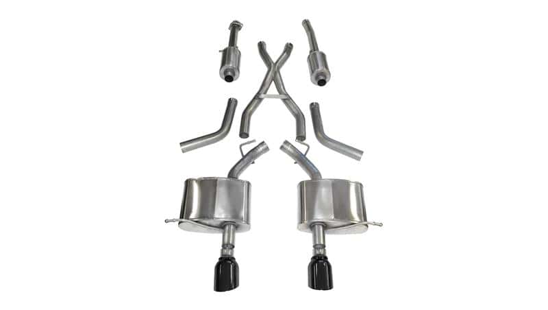 CORSA Performance — Corsa 2011-2024 Dodge Durango 5.7L V8 Black Sport Dual Rear Cat-Back Exhaust
Exhaust - view 2