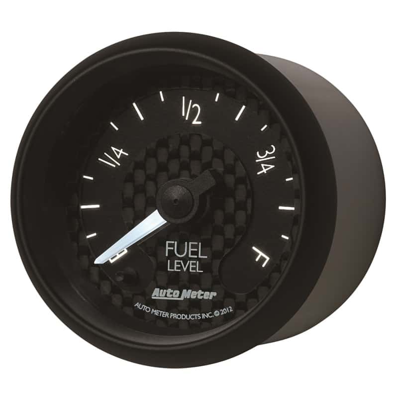 AutoMeter — Autometer GT Series 52mm Full Sweep Electronic 0-280 ohm Fuel Level Programmable Empty-Full Range
2-1/16" FUEL LEVEL, - view 8