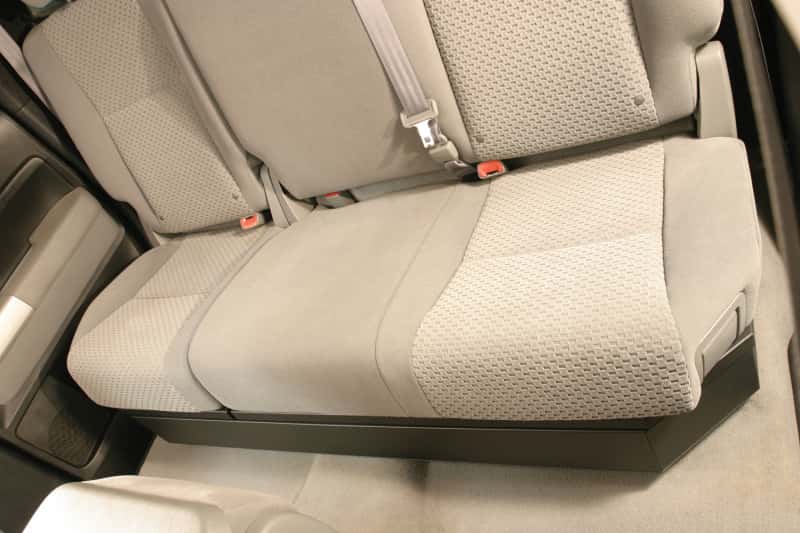 Tuffy Products — Tuffy 07-21 Toyota Tundra Double Cab Underseat Lockbox W/ Keyed Lock
Lockbox - view 4