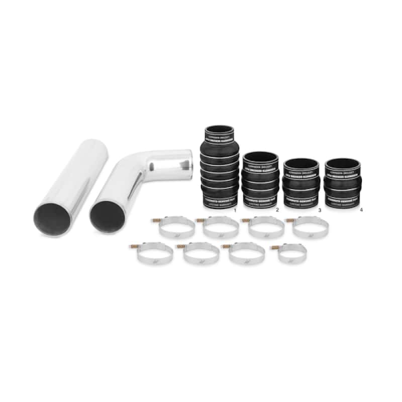 Mishimoto — Mishimoto 07.5-09 Dodge 6.7L Cummins Intercooler Kit w/ Pipes (Black) - view 8
