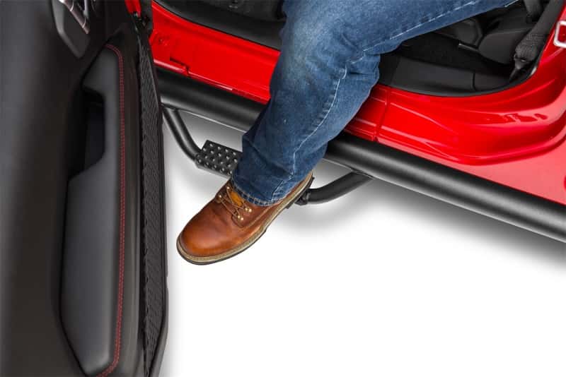N-Fab — N-Fab Nerf Step 07-17 Jeep Wrangler JK 4 Door All - Tex. Black - W2W - 3in
NS 07-18 JK 4Dr TX - view 2