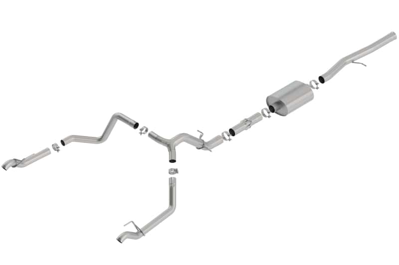 Borla — Borla 19 Chevrolet Silverado/GMC Sierra 1500 6.2L SS ATAK Catback Exhaust w/ Factory Tips
Cat-Back System - view 1
