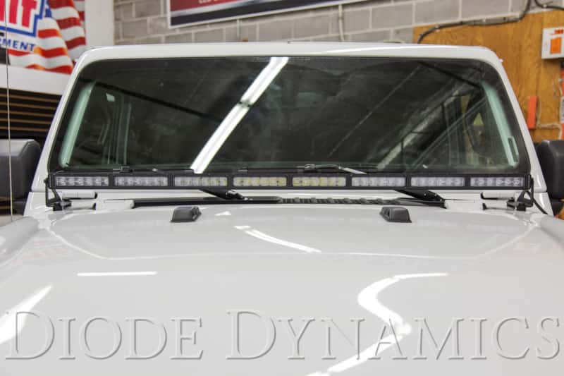 Diode Dynamics — Diode Dynamics 18-21 Jeep JL Wrangler/Gladiator Hood Bracket Kit - view 6