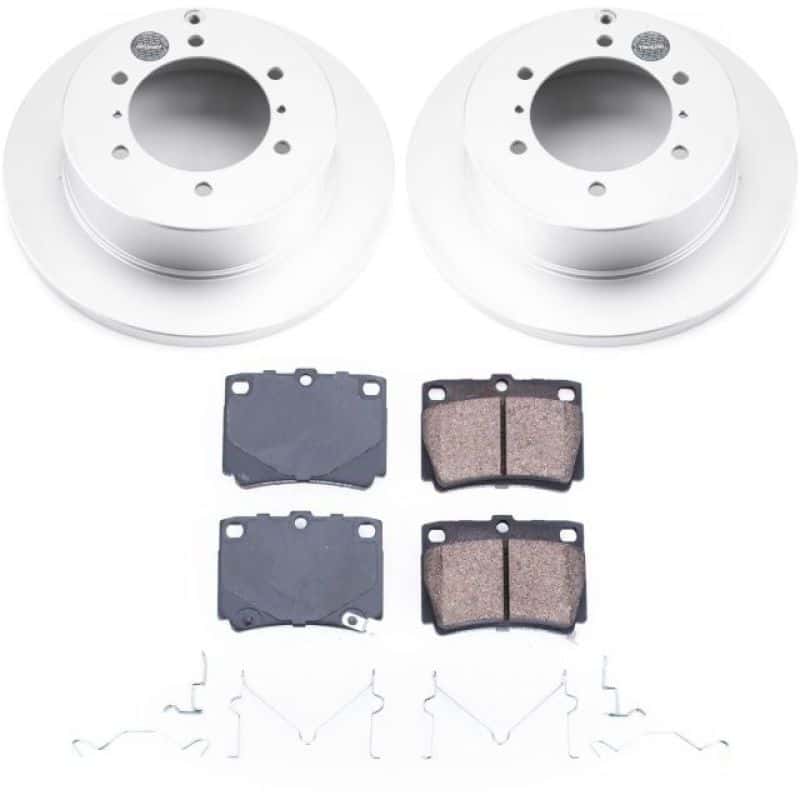 PowerStop — Power Stop 97-04 Mitsubishi Montero Sport Rear Z17 Evolution Geomet Coated Brake Kit - view 1