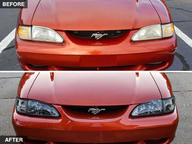 Raxiom — Raxiom 94-98 Mustang Axial Series Cobra Style Headlights- Black Housing (Clear Lens)
Headlights - view 11