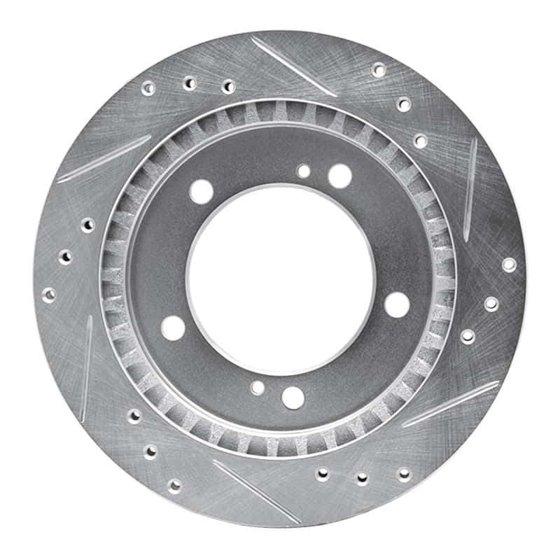 R1 Concepts — R1 99-04 Chevrolet Tracker Front Left Drilled & Slotted Silver Brake Rotor
R1 Brake Rotor Drill - view 5