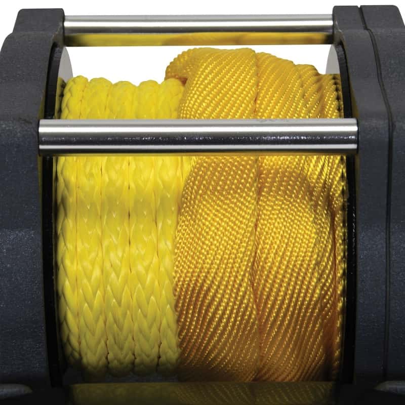 Superwinch — Superwinch 3500 LBS 12V DC 7/32in x 32ft Synthetic Rope Terra 3500SR Winch - Gray Wrinkle - view 5