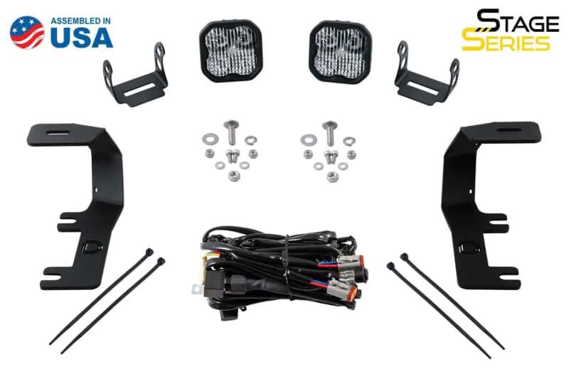 Diode Dynamics — Diode Dynamics 14-19 Silverado/Sierra SSC2 LED Ditch Light Kit Sport - White Combo - view 8