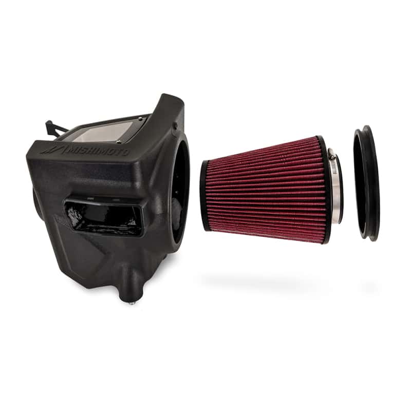 Mishimoto — Mishimoto 2021+ Ford Bronco 2.7L Performance Air Intake w/ Oiled Filter
Air Intake - view 4
