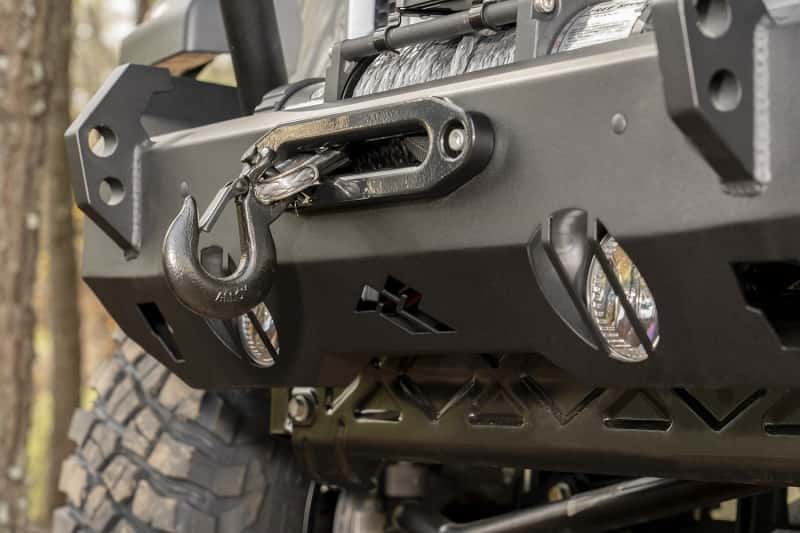 Rugged Ridge — Rugged Ridge HD Bumper Full Width Front 07-18 Jeep Wrangler JK 18-20 Jeep Wrangler JL 2020 JT
OFFROAD_BUMPERS
Bumper- Front - view 5