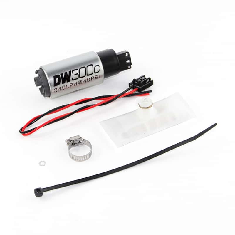 DeatschWerks — DeatschWerks 88-91 BMW 325i DW300C 340 LPH Compact Fuel Pump w/ Install Kit (w/o Mounting Clips) - view 2