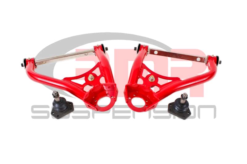 BMR Suspension — BMR 67-69 1st Gen F-Body Pro-Touring Upper A-Arms w/ Tall Ball Joint (Delrin) - Red
Upper Control Arms - view 1