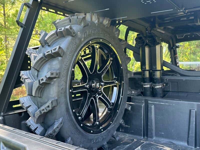 Seizmik — Seizmik 15-24 Can-Am HD7-10 Defender/Polaris 570-1000 Ranger XP/Crew Bed Rack Spare Tire Holder - view 3