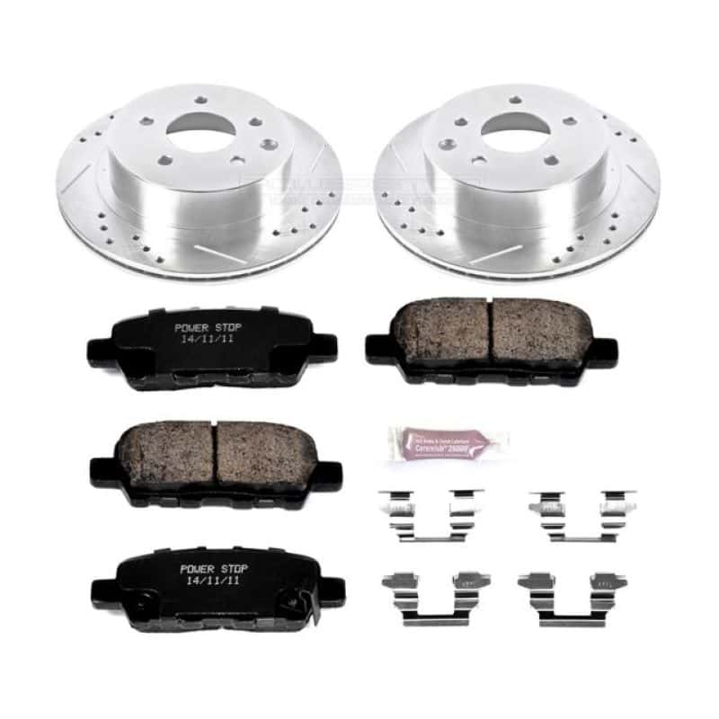 PowerStop — Power Stop 11-19 Nissan Leaf Rear Z23 Evolution Sport Brake Kit - view 1