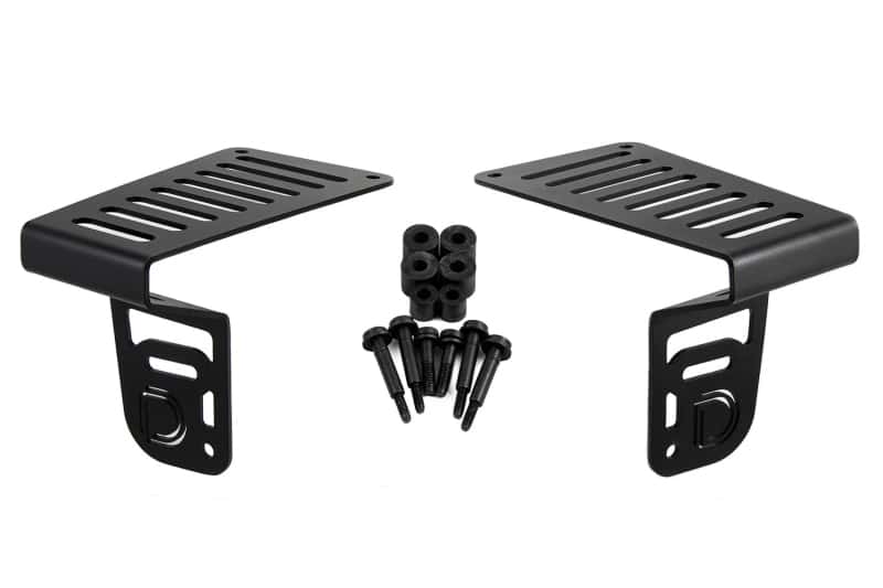 Diode Dynamics — Diode Dynamics 18-21 Jeep JL Wrangler/Gladiator SS3 Cowl LED Bracket Kit - White Sport - view 5