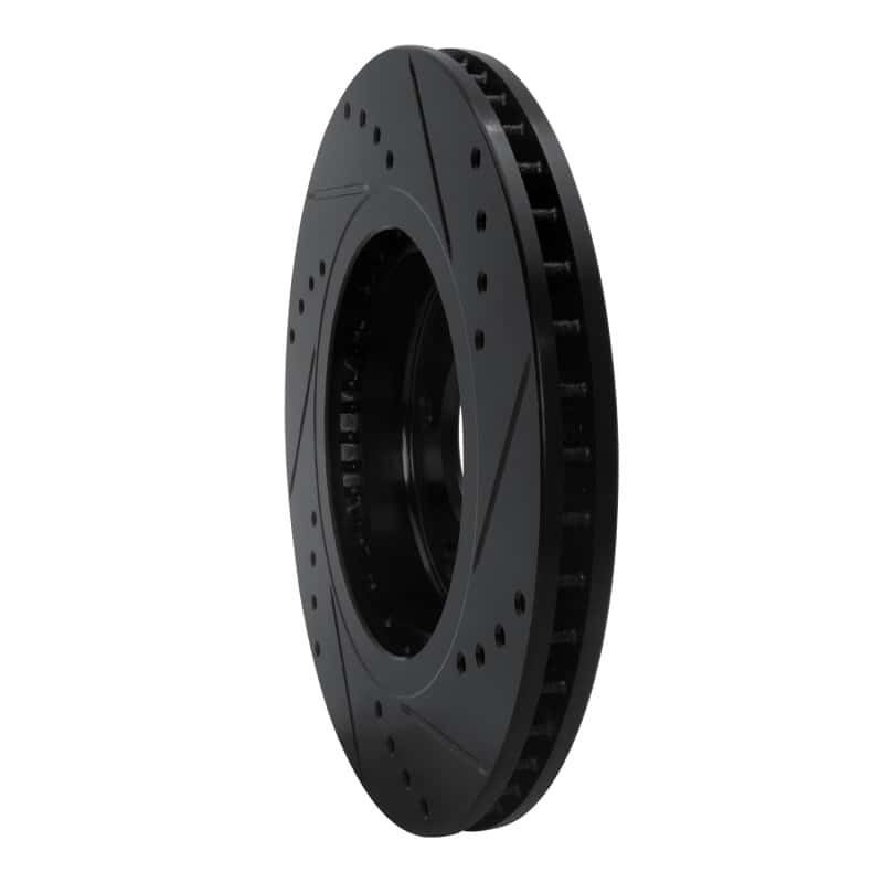 R1 Concepts — R1 07-15 Nissan Sentra Front Left Drilled & Slotted Black Brake Rotor
R1 Brake Rotor Drill - view 4