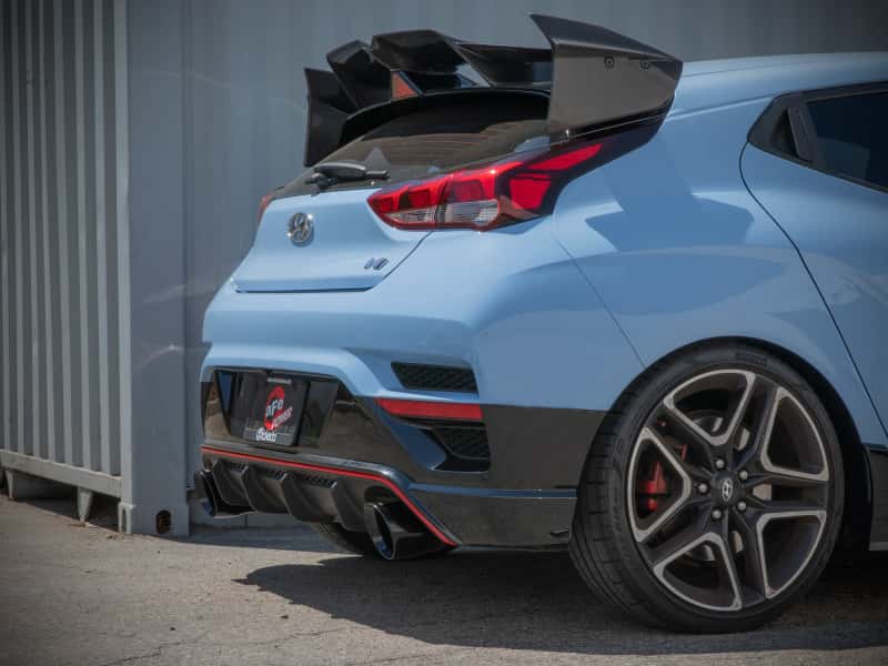 aFe — aFe Hyundai Veloster N 21-22 L4-2.0L (t) Takeda Cat-Back Exhaust System- Black Tips
Cat-Back Exhaust - view 4