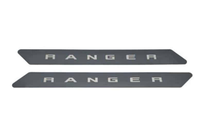 Putco — Putco 19-20 Ford Ranger SuperCab - w/ RANGER Etching (2pcs) Black Platinum Door Sills
Door Sill Protector - view 1