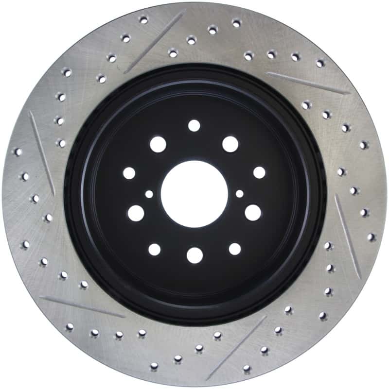 Stoptech — StopTech 5/93-98 Toyota Supra Left Rear Slotted & Drilled Rotor
Slot/Drill Rotor - view 2