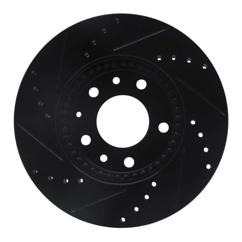 R1 Concepts — R1 03-05 Mazda 6 Front Right Drilled & Slotted Black Brake Rotor
R1 Brake Rotor Drill - view 5