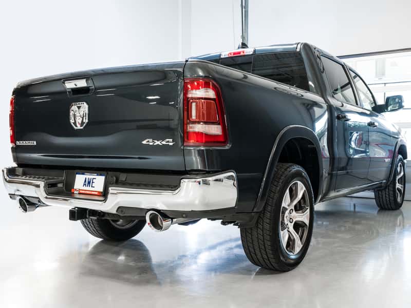 AWE Tuning — AWE Tuning 19-21 RAM 1500 5.7L (w/Cutouts) 0FG Dual Rear Exit Cat-Back Exhaust - Chrome Silver Tips
0FG Catback - view 5
