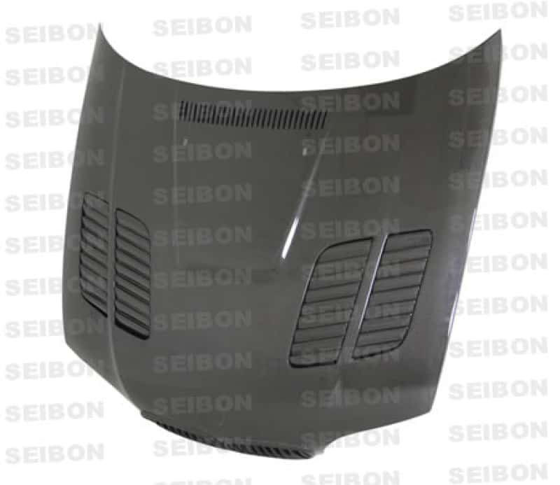Seibon — Seibon 02-05 BMW E46 2dr GTR-Style Carbon Fiber Hood - view 1