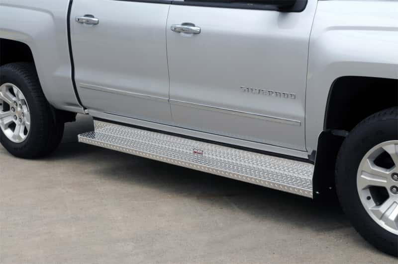 Dee Zee — Dee Zee 99-13 Chevrolet Silverado Running Board Cab Section RegCab Brite-Tread Aluminum - view 16
