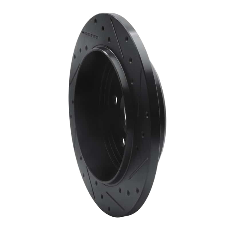 R1 Concepts — R1 05-10 Jeep Grand Cherokee Rear Left Drilled & Slotted Black Brake Rotor
R1 Brake Rotor Drill - view 4