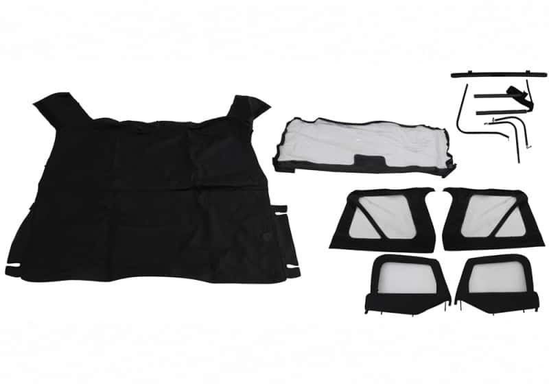 Rampage — Rampage 1997-2006 Jeep Wrangler(TJ) Complete Top - Black Diamond
Complete Soft Top Kt
Top-Soft - view 3
