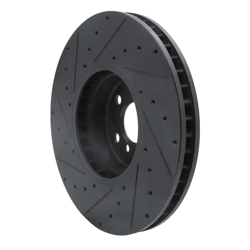 R1 Concepts — R1 16-25 BMW 230I xDrive Right Front Drilled & Slotted Black Brake Rotor
R1 Brake Rotor Drill - view 4