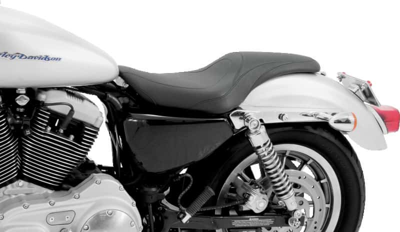 Mustang Motorcycle — Mustang 04-21 Harley Sportster Tripper Fastback 1PC Seat - Black - view 2