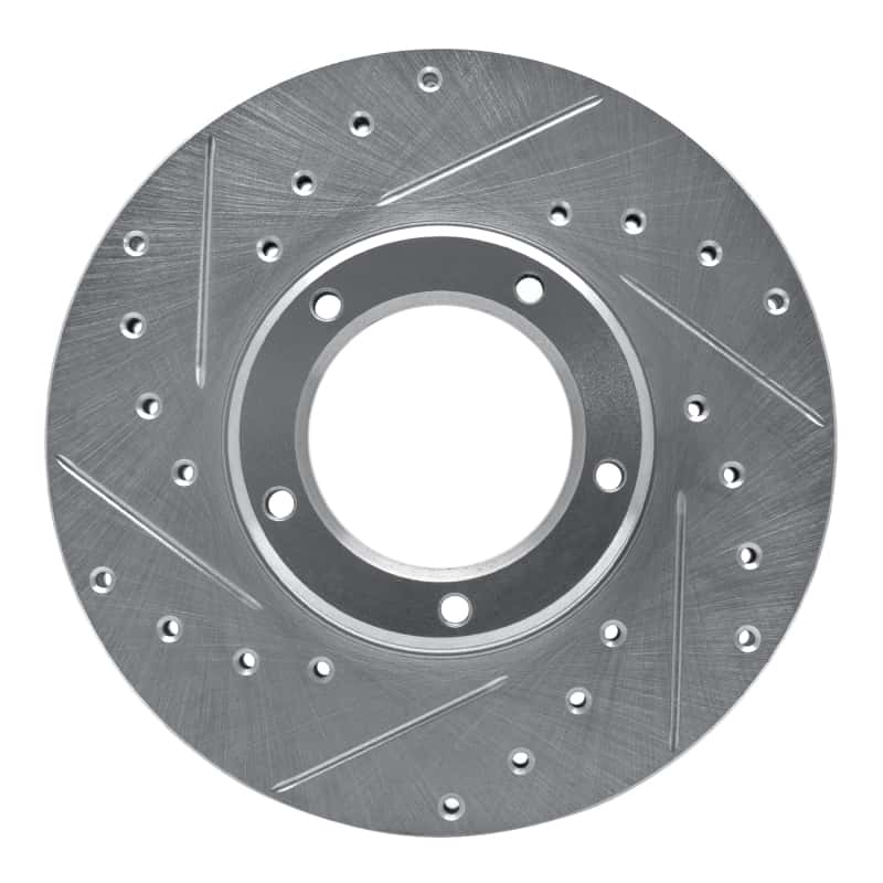 R1 Concepts — R1 85-92 Toyota Pickup Front Left Drilled & Slotted Silver Brake Rotor
R1 Brake Rotor Drill - view 1