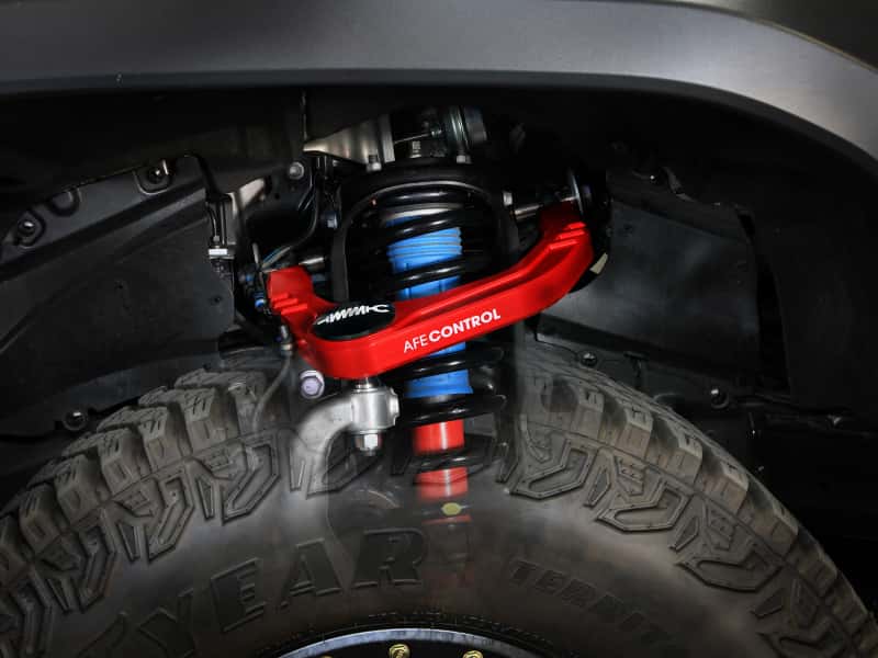 aFe — aFe Control 24-26 Toyota Tacoma Upper Control Arms - Set (Red)
Upper Control Arms - view 6