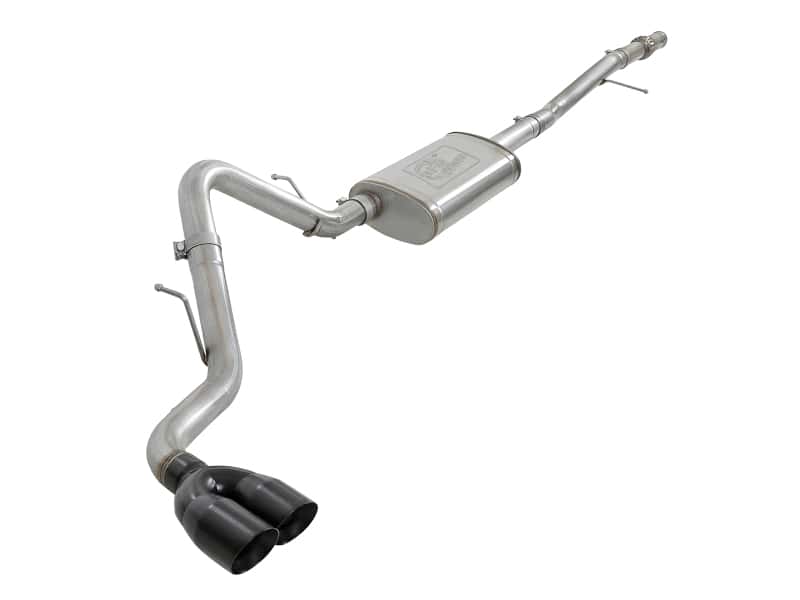 aFe — aFe Vulcan Series 3in 304SS Exhaust Cat-Back w/Blk Tip 2019 GM Silverado/Sierra 1500 V6-4.3L/V8-5.3L
Cat-Back Exhaust - view 1