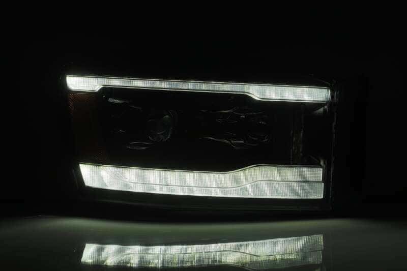 AlphaRex — AlphaRex 06-08 Dodge Ram 1500HD LUXX LED Projector Headlights Plank Style Chrome w/Seq Signal/DRL
Projector Headlights - view 4