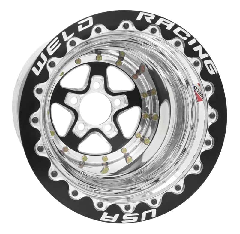 Weld — Weld Alumastar 2.0 15x10 / 5x4.75 BP / 3in. BS Black Wheel - Black Double Beadlock MT
15x10 Alumastar DBL - view 1