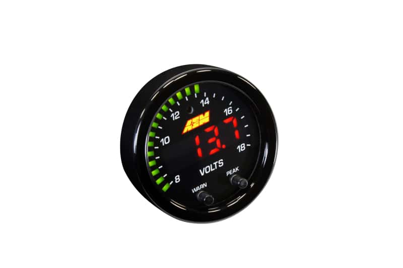 AEM — AEM X-Series 8-18V Volt Gauge
X-Series Voltage
X-Series Gauge - view 3