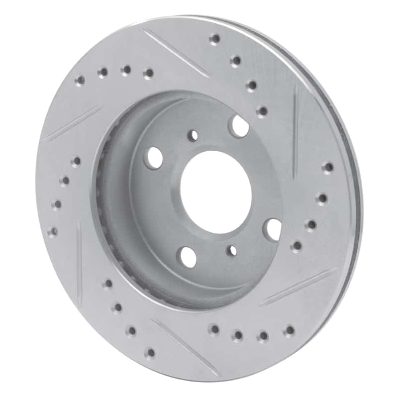 R1 Concepts — R1 99-05 Toyota Yaris (Mexico) Front Left Drilled & Slotted Silver Brake Rotor
R1 Brake Rotor Drill - view 4