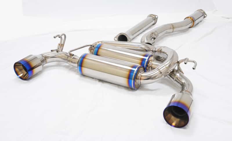 MXP — MXP 08-15 Mitsubishi Evolution 10 w/2 Section Pipes T304 SP Exhaust System w/Dual Exit - view 1