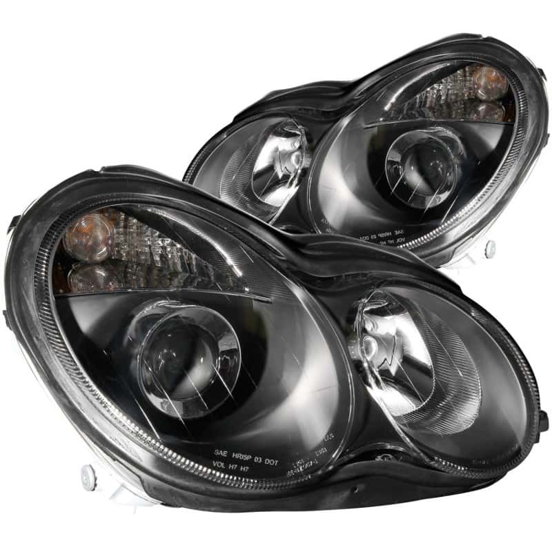 ANZO — ANZO 2001-2007 Mercedes Benz C Class W203 Projector Headlights Black
Head Light Set
HdLtSet - view 1