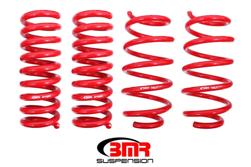 BMR Suspension — BMR 08-19 Dodge Challenger Lowering Springs 1.25in Drop - Set of 4 - Red
Lowering Springs - view 1