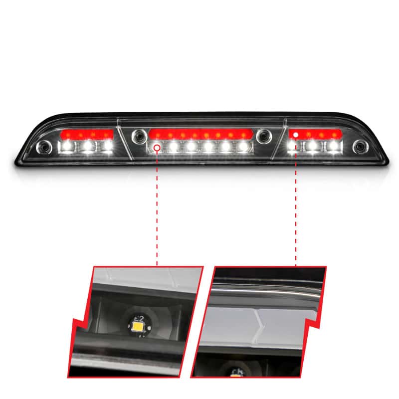 ANZO — ANZO 15-20 Ford F-250 - F-550 LED Third Brake Light - Black Housing/Clear Lens
3rdBrkLghtAssy - view 10
